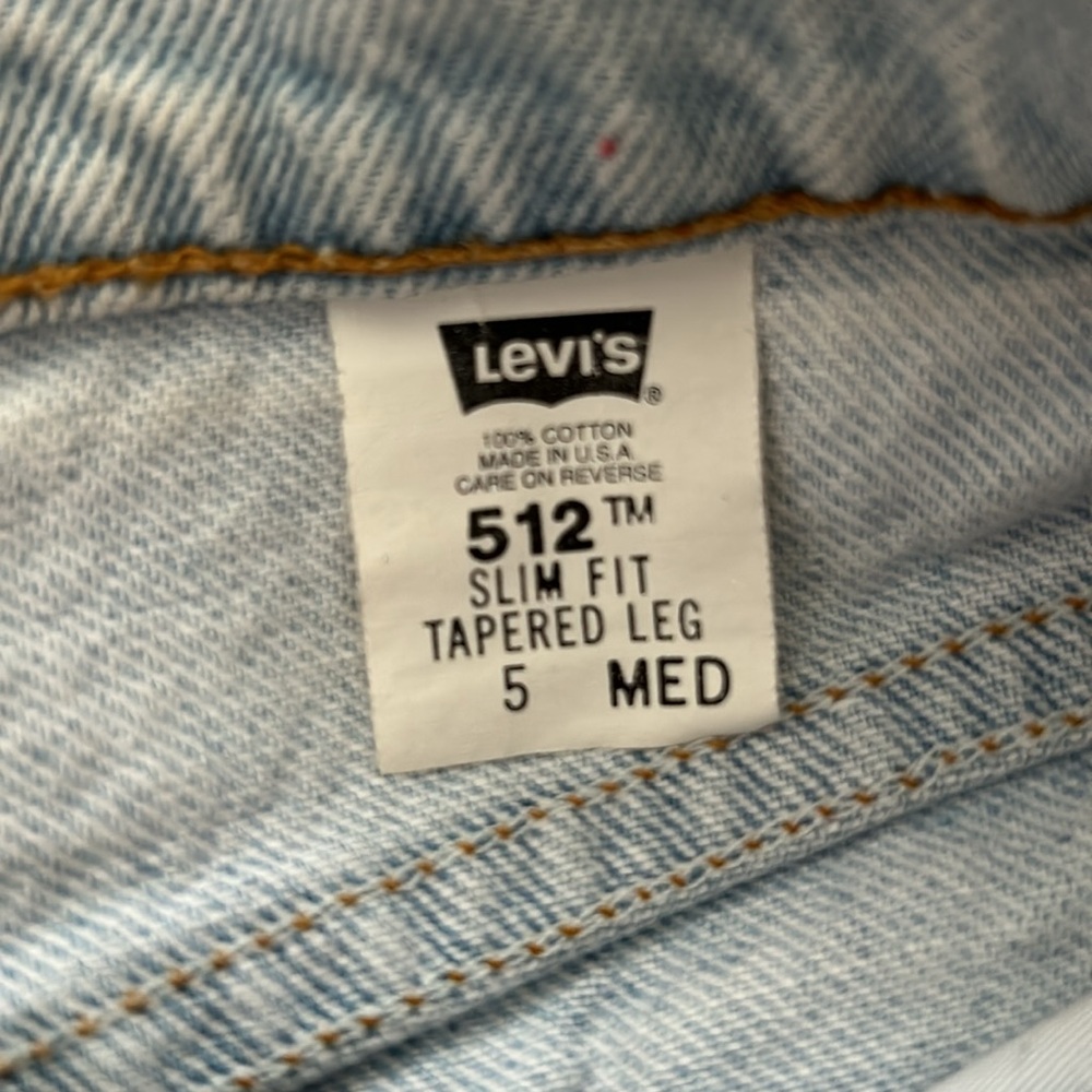 Ladies vintage Levi jeans slim fit high waisted - Picture 8 of 9